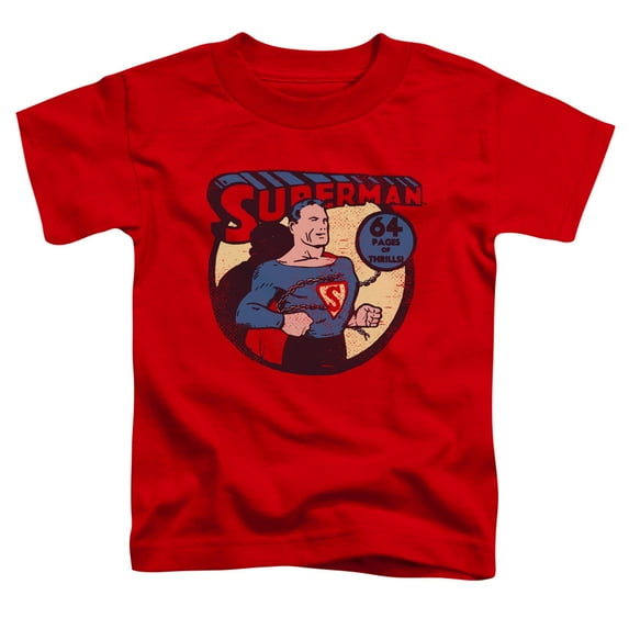 Dc - Superman 64 - Toddler Short Sleeve Shirt - 2T