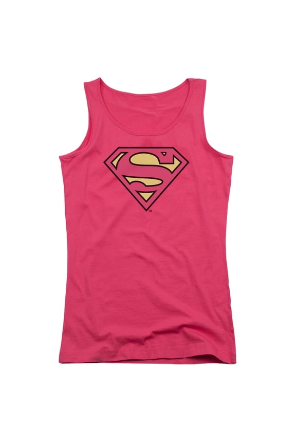 Dc - Superman Classic Logo - Juniors Tank Top - Medium