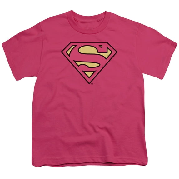 Dc/ Classic Logo S/S Youth 18/1 Hot Pink Dco499
