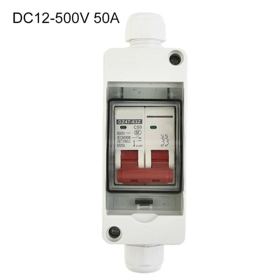 Dc Switch Circuit Breaker For Solar Photovoltaics Battery Box Protection