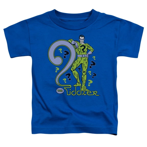 Dc - The Riddler - Toddler Short Sleeve Shirt - 4T