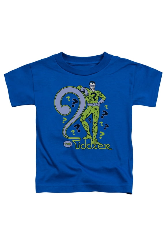 Dc - The Riddler - Toddler Short Sleeve Shirt - 4T