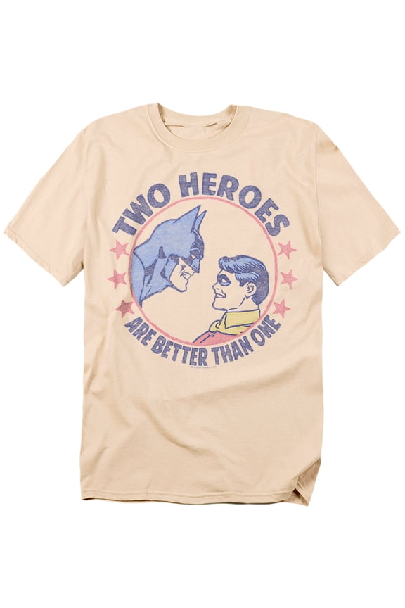 DC Comics T-Shirt Two Heroes Unisex Graphic Tee For Men & Women