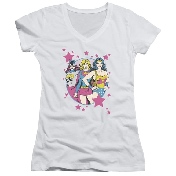 Dc - We Are Superior - Juniors Cap Sleeve V-Neck Shirt - XX-Large