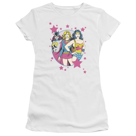 Dc - We Are Superior - Juniors Teen Girls Cap Sleeve Shirt - Medium