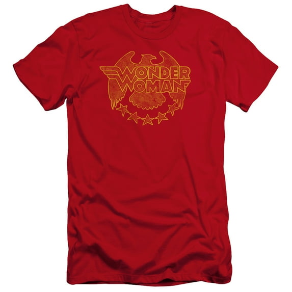 Dc - Wonder Eagle - Premium Slim Fit Short Sleeve Shirt - X-Large