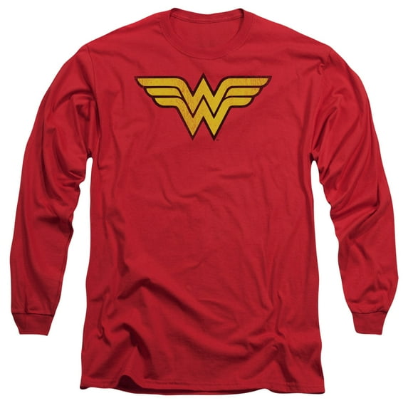 Dc - Wonder Woman Logo Dist - Long Sleeve Shirt - X-Large
