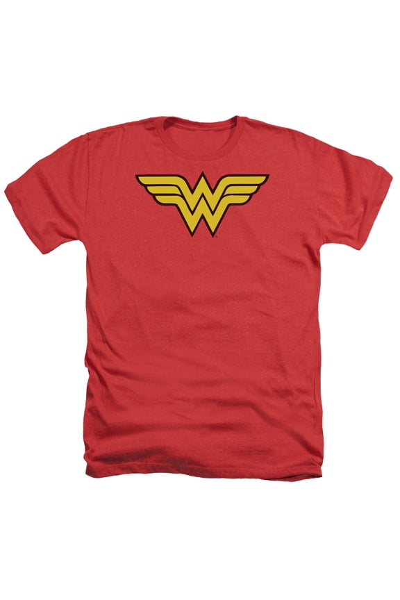 DC Comics Men's Wonder Woman Logo T-shirt Medium Red