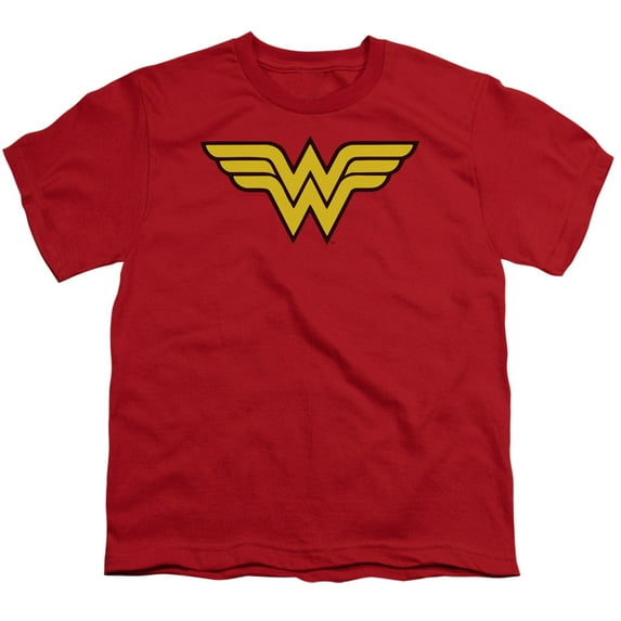 Dc - Wonder Woman Logo - Youth Short Sleeve Shirt - Small