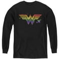 thumbnail image 1 of Dc Wonder Woman Rainbow Wonder Woman Kids Long Sleeve T Shirt (X-Large) for Youth Boys and Girls, Black, 1 of 4