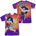 thumbnail image 1 of Dc Wonderful Burst Unisex Adult Sublimated Costume T Shirt (Front/Back), 3X-Large Multicolor, 1 of 2
