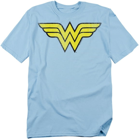 DC Comics Wonder Woman T-Shirt Ww Logo Distressed Unisex Graphic Tee For Men & Women