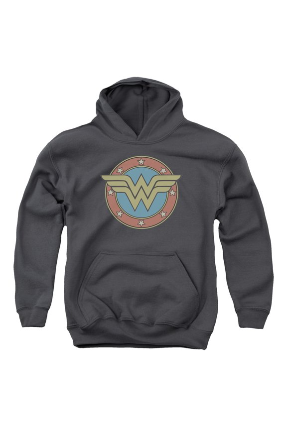 Dc - Ww Vintage Emblem - Youth Hooded Sweatshirt - Small