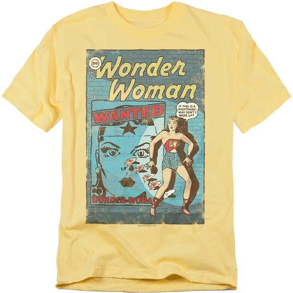 DC Comics T-Shirt Ww Wanted Unisex Graphic Tee For Men & Women