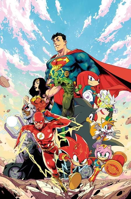Cover of DC x Sonic the Hedgehog: Metal Legion #1