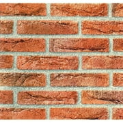 Dc-fix 346-0221 17 x 78 in. Decorative Self Adhesive Film, Red & Brown Brick