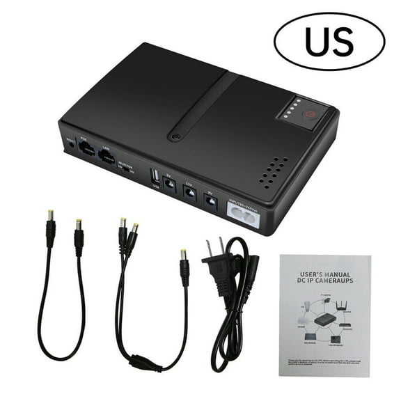 Dc1018L 18W Mini Portable Ups Backup Power Adapters 5V 9V 12V Uninterruptible Power Supply Battery Backup For Wifi Router Camera