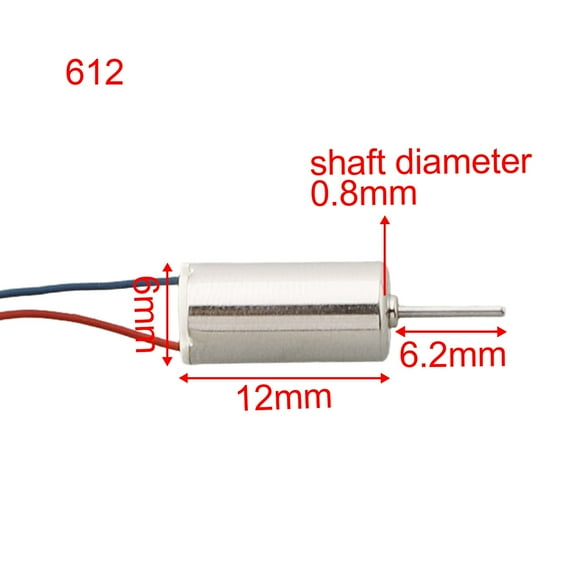 Dc3.7V 40000-50000Rpm 612 614 716 Hollow Cup Motor Coreless Motor For Rc Hm 612 Motor