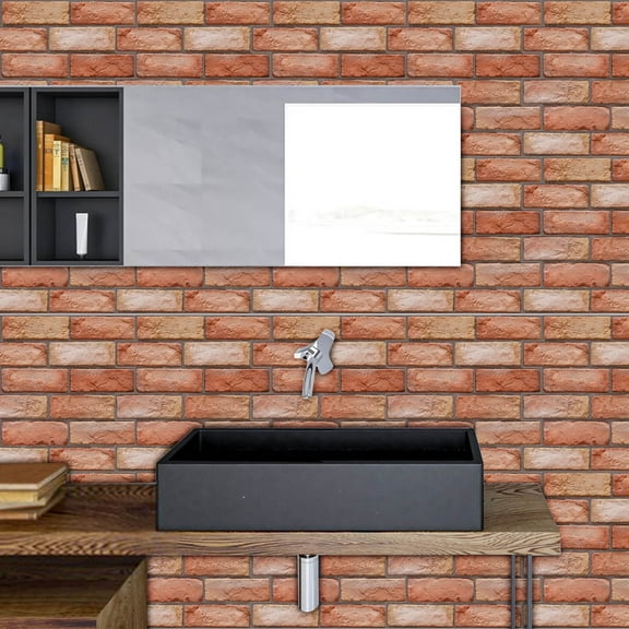 DcGZvy 5 Sheets Peel And Stick Tile Backsplash For Kitchen Wall Tile, Self Adhesive Brick Backsplash Subway Tiles Backsplash, Stick On Tiles Kitchen Backsplash 12*12in