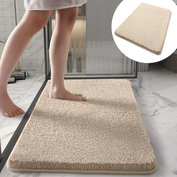 DcGZvy Bathroom Rugs Comfy Boho Rug Toilet Rug Soft Plush Entryway Rug Non Slip Rug for Bedroom Indoor Washable Fluffy Rug Laundry Room Rug Women Savings