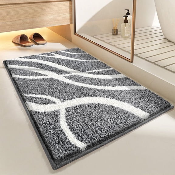 DcGZvy Bathroom Rugs Non Slip Rug for Bedroom Indoor Washable Fluffy Rug Soft Plush Entryway Rug Comfy Boho Rug Toilet Rug Laundry Room Rug Fall Savings