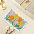 thumbnail image 1 of DcGZvy Bathroom Rugs Washable Area Rug Bedroom Rug Non Slip Floral Shower Rug Soft Entryway Rug Laundry Room Rug Women Savings, 1 of 6