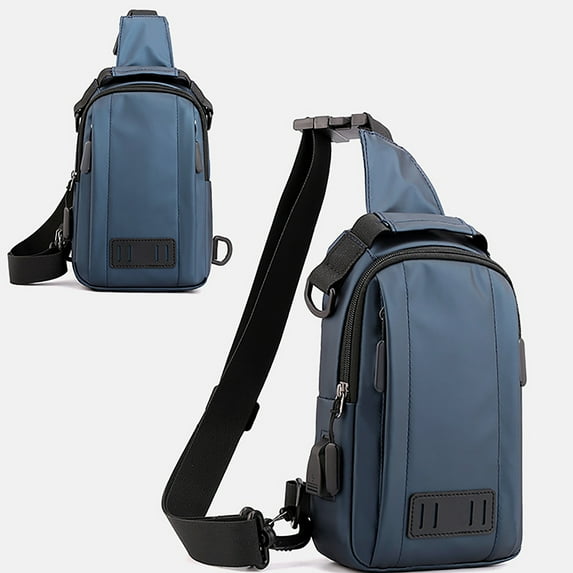 DcGZvy Chest Bags for Women Small Extended Cross Body Bag Over Shoulder Fanny Pack Sling Bag Small for Women Dark Blue