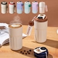 thumbnail image 1 of DcGZvy Coffee Cup with Temperature Display 410ml Stainless Steel Coffee Mug LED Display thermos Coffee Mug Portable Coffee Cup Valentine's Day Gifts , Mother's Day Gifts, 1 of 9