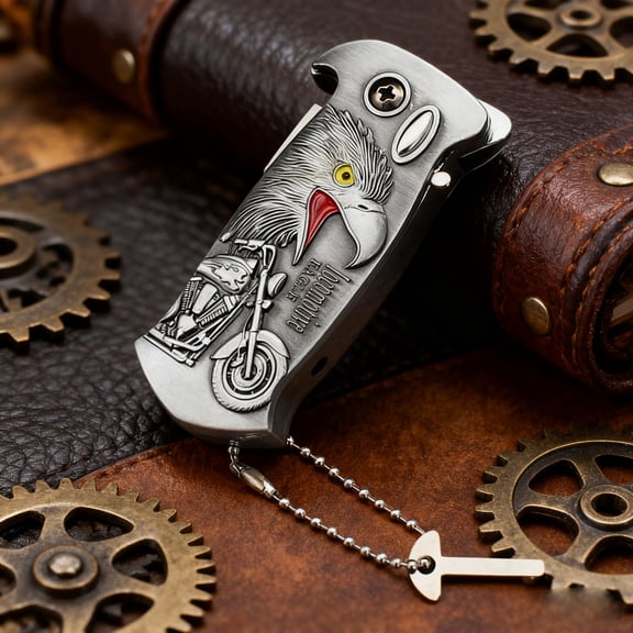 DcGZvy Compact Lighter BBQ Grill Lighter Windproof, Cigarette Lighter Kitchen Lighter, Cool Lighters Lighters Refillable