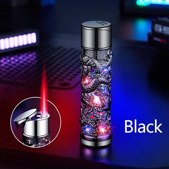 DcGZvy Cool Lighters Windproof Lighters Jet Flame Torch Lighters Gifts for Men Kitchen Lighter