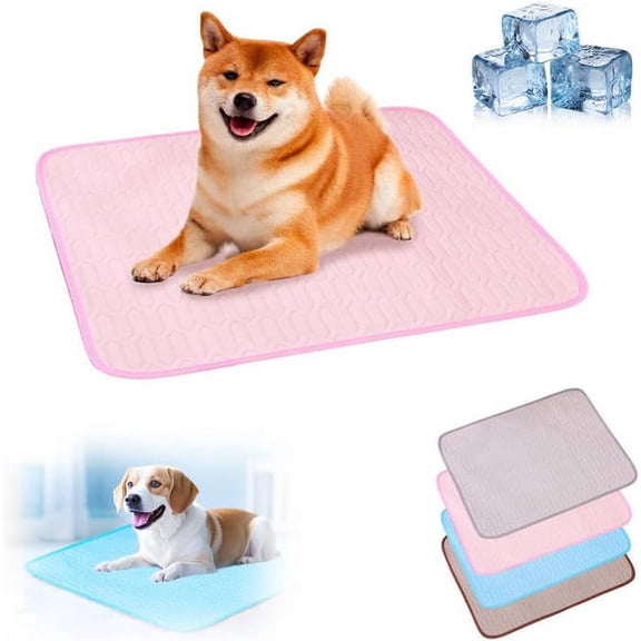DcGZvy Dog Cooling Pads Summer Pet Blanket, 19.69"x15.75" Cooling Mat for Dogs Outside, Cool Pad for Dogs Cool Pad for Dogs