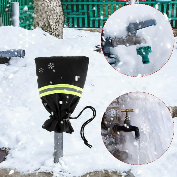 DcGZvy Faucet Cover Faucet Decorative Cover, Outdoor Faucet Covers Outside Tap Cover, Winter Faucet Protector Tap Protector(1PCS)