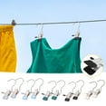 thumbnail image 1 of DcGZvy Hanger Clips Multi Function Clip Hooks Laundry Hanging Hooks Clips Clothes Clips Closet Hangers Boot Clips Sock Clips Hat Clips Glove Clips Trouser Clips Towel Pins Savings, 1 of 9