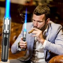 DcGZvy Long Lighter for Candles Cooking Torch, Windproof Butane Lighter for Grill Lighter for Candle, Fire Lighters for Campfires