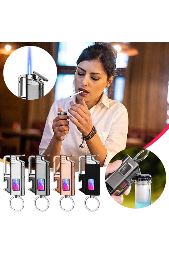 DcGZvy Mini Keychain Lighters Windproof Lighter, Cute Candle Lighter Lighter Candle, Cigars Lighter Brightfire Lighter