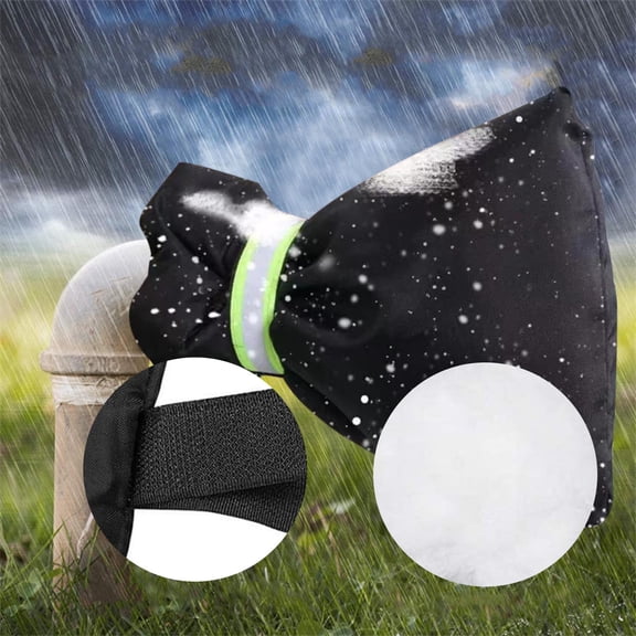 DcGZvy Outside Tap Cover Set of 2 Winter Tap Jacket, Outside Tap Covers for Winter, Frost Protection for Winter