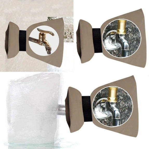 DcGZvy Outside Tap Insulation Cover Set of 2, Cover for Outside Tap Outside Tap Covers, Outdoor Tap Protector Outside Tape Cover