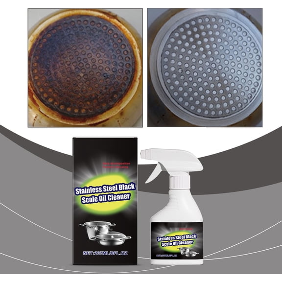 DcGZvy Stain Remover for Pots Oven Cleaning Spray, Spray Cleaner All Purpose Cleaner Spray, Heavy Oil Stain Multi-Purpose Cleaner 237ml