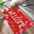 thumbnail image 1 of DcGZvy Valentine'S Day Decorative Rug Washable Rug Non Slip Bathroom Rug Living Room Rug Boho Area Rug Toilet Rug 16 *24 in, 1 of 6