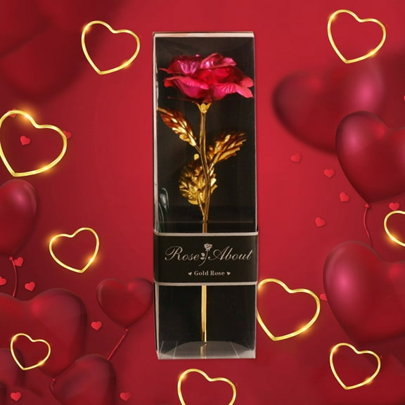 DcGZvy Valentine'S Day Rose Box Birthday Gift Preserved Flowers Bouquet Home Decoration Artificial Rose Flower Valentine'S Day Gift for Women