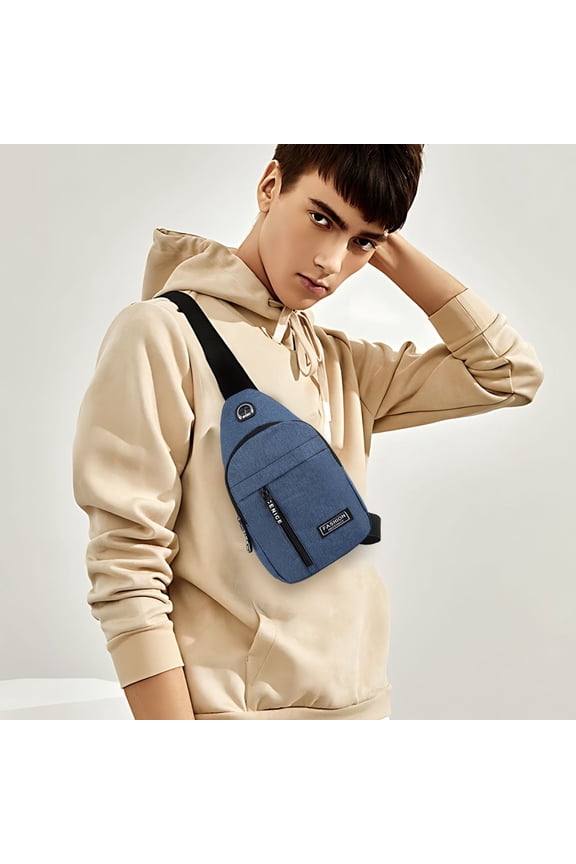 Womens Shoulder Bags Crossbody Front Bag for Women Crossbody Backpack Purse Multi Sack Crossbody Bags Bule