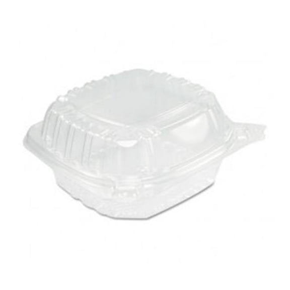 Dcc C53PST1 ClearSeal Hinged Clear Containers, 13.8 oz. - Clear