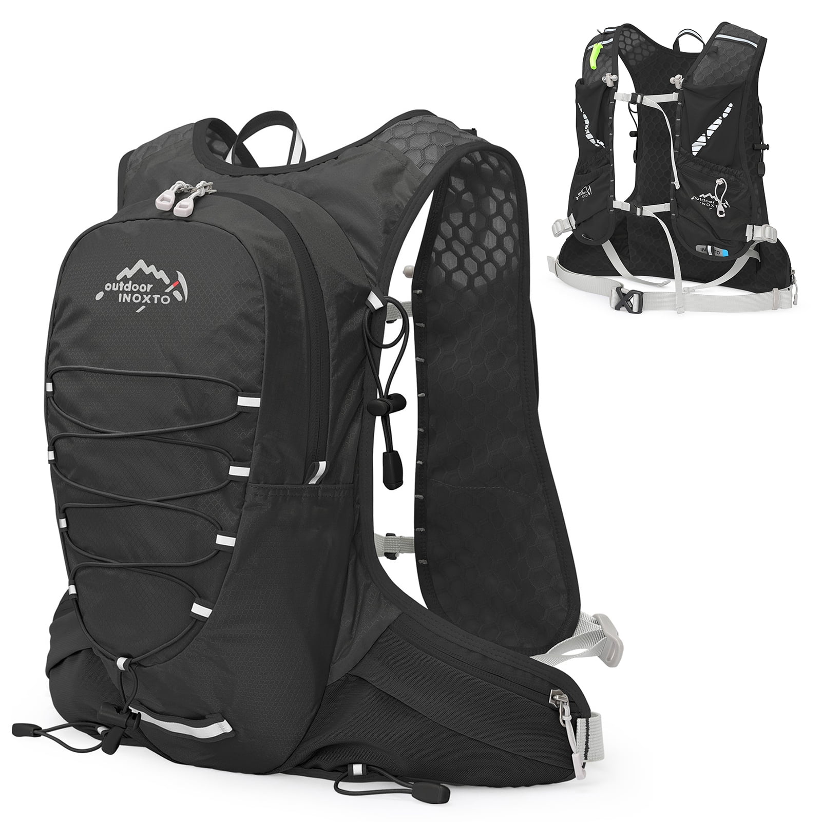 Dcenta 12L Hydration Vest Pack for Running and Mountaineering