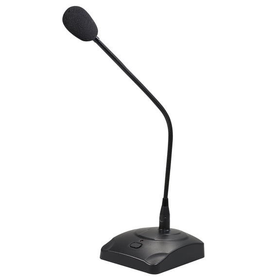 Dcenta Adjustable Neck Professioinal Wired Computer Microphone for PC Laptop Desktop