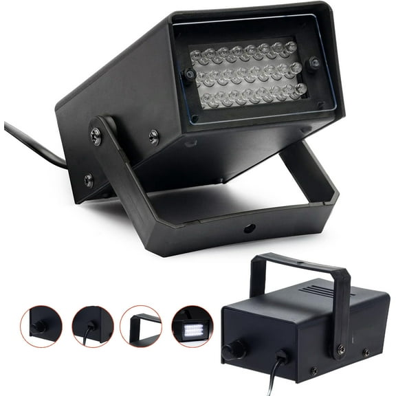 Dcenta Attic Squirrel Repellent Flashing Strobe Light, Led Strobe Light w/ 10 Flashes/s Speed for Control Animal Friendly