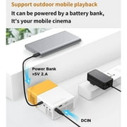 Dcenta CY200 Projector, Portable Smart Home Theater for Home Theater