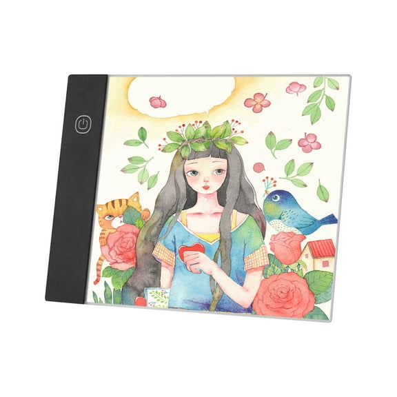 Dcenta Drawing Tracer, A5 Graphic Tablet Light Pad Digital Tablet Copyboard for Tracing Drawing Copying