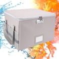 thumbnail image 1 of Dcenta Fireproof Document Bag, Fireproof Waterproof File Organizer Box with Lock, Collapsible Portable Home Office Locking Storage Box Bin Filing Cabinet with Handle, 1 of 7