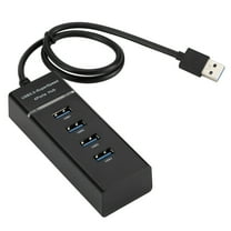 Dcenta High Speed 4 Port USB 3.0 Multi Hub Splitter Expansion USB Hub for Desktop PC Laptop Adapter USB HUB