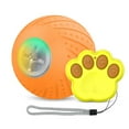 thumbnail interactive-video image 1 of Red Automatic Interactive Cat Toy Ball, 3 Modes, Smart Obstacle Avoidance, Durable Silicone 1 of 10